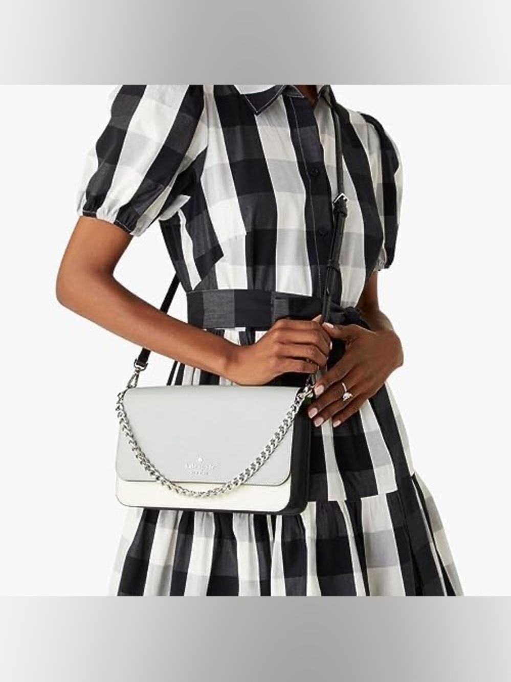 Kate Spade Madison flap convertible crossbody bag,